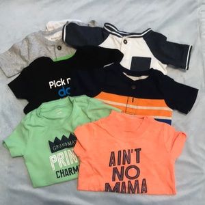 Shirt sleeve onesies